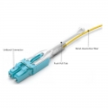 High-density Push-Pull Tab Fiber Patch Cables