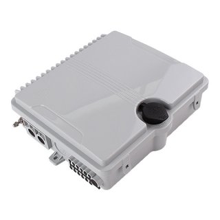 12 port Indoor / Outdoor Wall Mounted Fiber Access Termination FTTH Optical Fiber Distribution Box Enclosure
