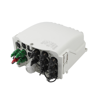 16 port Indoor / Outdoor Waterproof Fast Connection Wall / Pole Mountable FTTH Fiber Splitter Distribution Box
