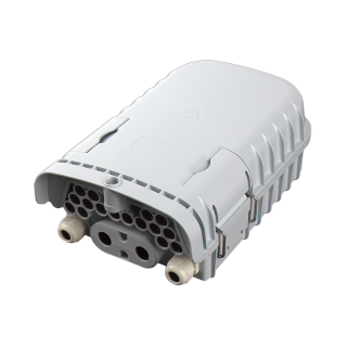 16 ports Outdoor Waterproof Wall Mountable FTTH Fiber Splitter Distribution Box