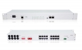 16FXO/FXS PCM Voice Multiplexer Over Optical Fiber