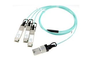 1m(3.3ft) Generic Compatible 120G CXP to 3x40G QSFP+ Breakout Active Optical Cable