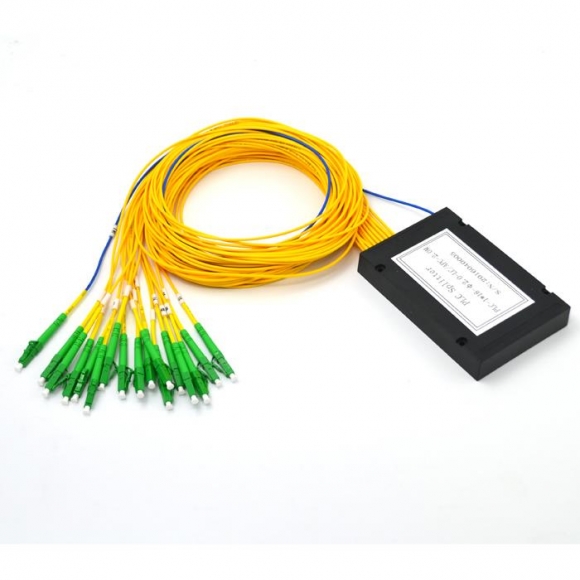 1X16 Fiber Optic PLC Splitter ABS Module With LC/APC Connector 1X16 Fiber Optic PLC Splitter ABS Module With LC/APC Connector