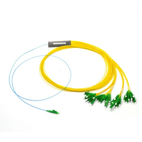 1X32 Fiber Optic Steel Tube PLC Splitter Mini 0.9mm LC/APC