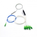 1X8 Fiber Optic PLC Splitter Device With Fan-out Kits with LC/APC Connectors
