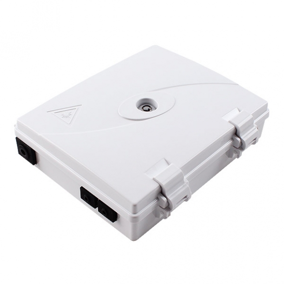 2 port Indoor SC Wall Mounted Termination Enclosure FTTH Optical Fiber Distribution Box