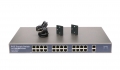 24 Port FE POE 2 Port Gigabit Up-link POE Switch