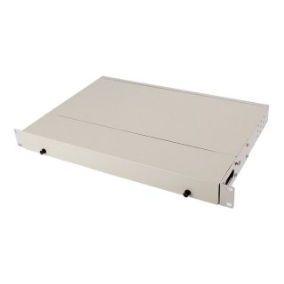 24 Ports Dustproof LC SC 19″ 1U Rack Mount Fiber Distribution Patch Panel Fiber Terminal Box Enclosure