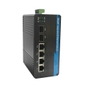 2GX&4FE ports managed Industrial Ethernet Switch,SNMP,ring ,DIN-Rail Industrial Ethernet Media Converter