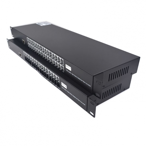 32 Channels Telephone Over Fiber Extender+Ethernet