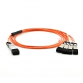 3m Cisco QSFP-4X10G-AOC3M Compatible 40G QSFP+ to 4x10G SFP+ Breakout Active Optical Cable