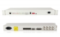 4E1+4*10/100M PDH Fiber Optical Multiplexers Singlemode Dual Fiber 20KM 19 Inch Rack(with the orderwire phone)