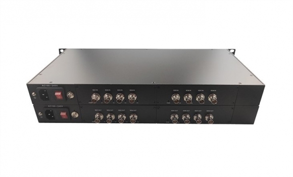 8 Channels of 3G-SDI Over Fiber Optic Extender 20Km