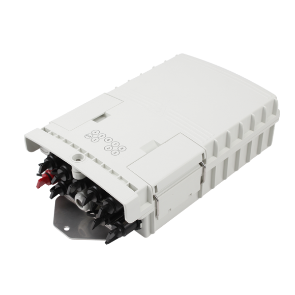 8 port Indoor / Outdoor Wall / Pole Mountable FTTH Fiber Splitter Distribution Box with Waterproof Fast Connection