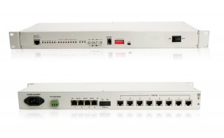 8E1+4*10/100/1000M PDH Fiber Optical Multiplexers Singlemode Dual Fiber 20KM 19 Inch Rack(with the orderwire phone)