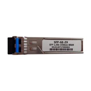 Cisco GLC-EX-SM-60 Compatible 1000BASE-EX SFP 1550nm 60km EXT DDM/DOM Fiber Optic Transceiver