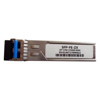 Cisco GLC-FE-100ZX Compatible 100BASE-ZX SFP 1550nm 60km DDM/DOM Fiber Optic Transceiver
