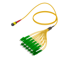 Female MTP Elite to LC/APC Fanout|Base-24|Single Mode G657.A2|3.0/1.8mm