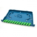 12core white splice tray for Fiber ODF or Cross Cabinet