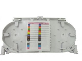 24 core white splice tray for splice closure/patch panel