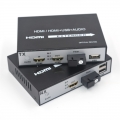 HDMI Fiber Optic Extenders transmit 1080p Uncompressed+Loop Out+USB 2.0 KVM