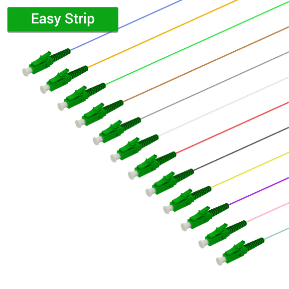 LC/APC 12 Fiber Pigtail|Single Mode G657.A2|0.9mm LC/APC 12 Fiber Pigtail|Single Mode G657.A2|0.9mm