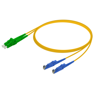 LC/APC-LSH/UPC|Single Mode G657.A2 Duplex Patch Cord|2.0x4.1mm