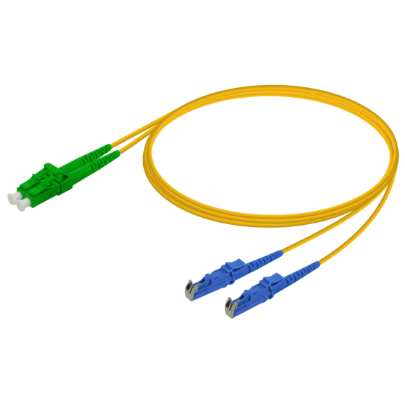 LC/APC-LSH/UPC|Single Mode G657.A2 Duplex Patch Cord|2.0x4.1mm