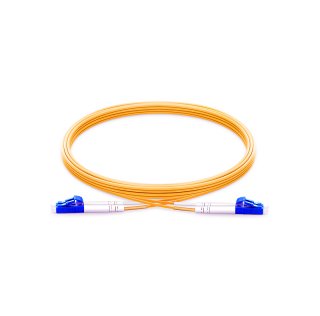 LC To LC UPC Duplex Single Mode OS2 9/125 Fiber Patch Cord