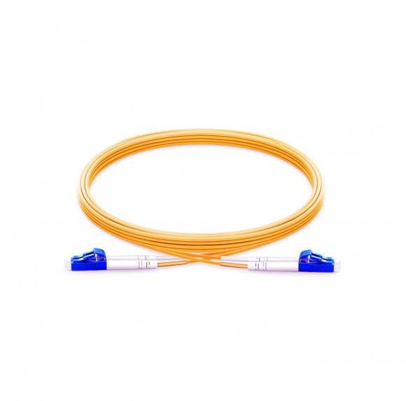 LC To LC UPC Duplex Single Mode OS2 9/125 Fiber Patch Cord