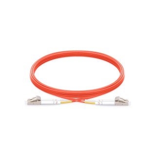 LC To LC UPC Duplex Multimode OM1 62.5/125 Fiber Patch Cord