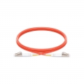 LC To LC UPC Duplex Multimode OM2 50/125 Fiber Patch Cord