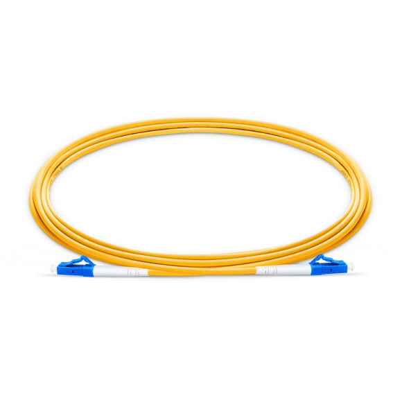 LC To LC UPC Simplex Single Mode OS2 9/125 Fiber Patch Cord