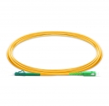 LC To SC APC Simplex Single Mode OS2 9/125 Fiber Patch Cord