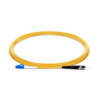 LC To ST UPC Simplex Single Mode OS2 9/125 Fiber Patch Cord