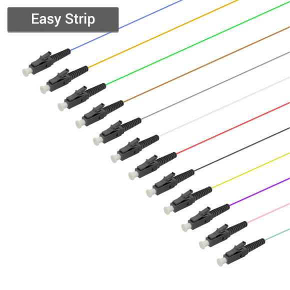 LC/UPC 12 Fiber Pigtail|Multi Mode G651.OM3|0.9mm