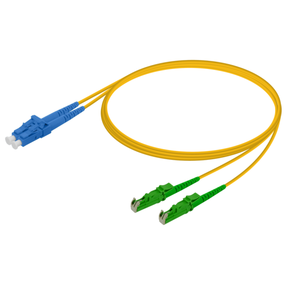 LC/UPC-LSH/APC|Single Mode G657.A2 Duplex Patch Cord|2.0x4.1mm