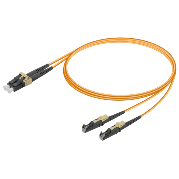LC/UPC-LSH/UPC|Multi Mode G651.OM2 Duplex Patch Cord|2.0x4.1mm