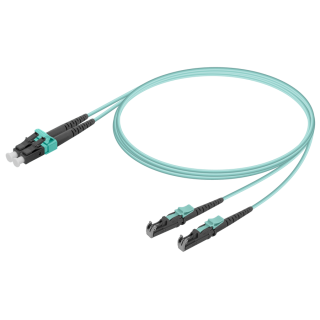 LC/UPC-LSH/UPC|Multi Mode G651.OM3 Duplex Patch Cord|2.0x4.1mm