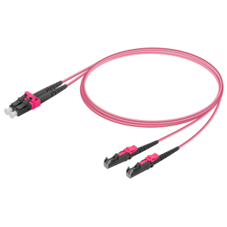 LC/UPC-LSH/UPC|Multi Mode G651.OM4 Duplex Patch Cord|2.0x4.1mm