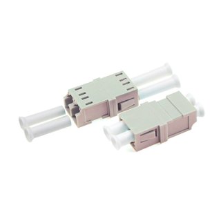 LC/UPC To LC/UPC Adapter MM Duplex Fiber Optic Coupler