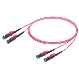 LSH/UPC-LSH/UPC|Multi Mode G651.OM4 Duplex Patch Cord|2.0x4.1mm