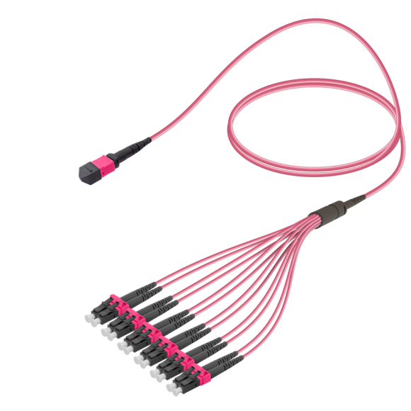 Male MTP Elite to LC/UPC Fanout|Base-12|Multi Mode G651.OM4|3.0/1.8mm