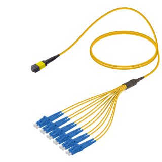 Male MTP Elite to LC/UPC Fanout|Base-12|Single Mode G657.A2|3.0/1.8mm