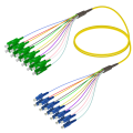 SC/APC-LC/UPC|12 Fibers Fanout|Single Mode G657.A2|3.0/0.9mm