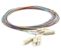 SC Pigtail 6 Fiber MM62.5 Multi Color Fiber Pigtails, 3 Meters SC Pigtail 6 Fiber MM62.5 Multi Color Fiber Pigtails, 3 Meters