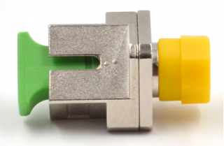 SC to FC Adapter Female to Female Simplex Metal Fiber Optic Hybrid Adapter