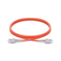SC To SC UPC Duplex Multimode OM2 50/125 Fiber Patch Cord