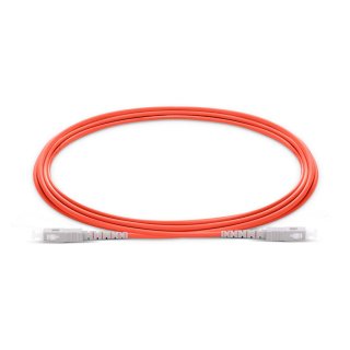 SC To SC UPC Simplex Multimode OM1 62.5/125 Fiber Patch Cord