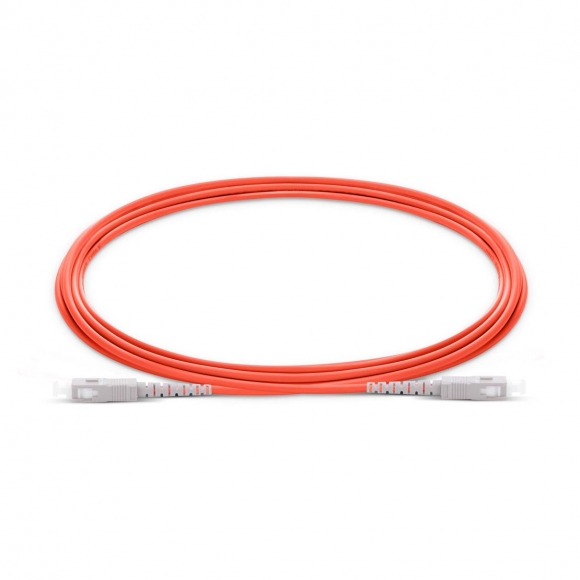 SC To SC UPC Simplex Multimode OM1 62.5/125 Fiber Patch Cord